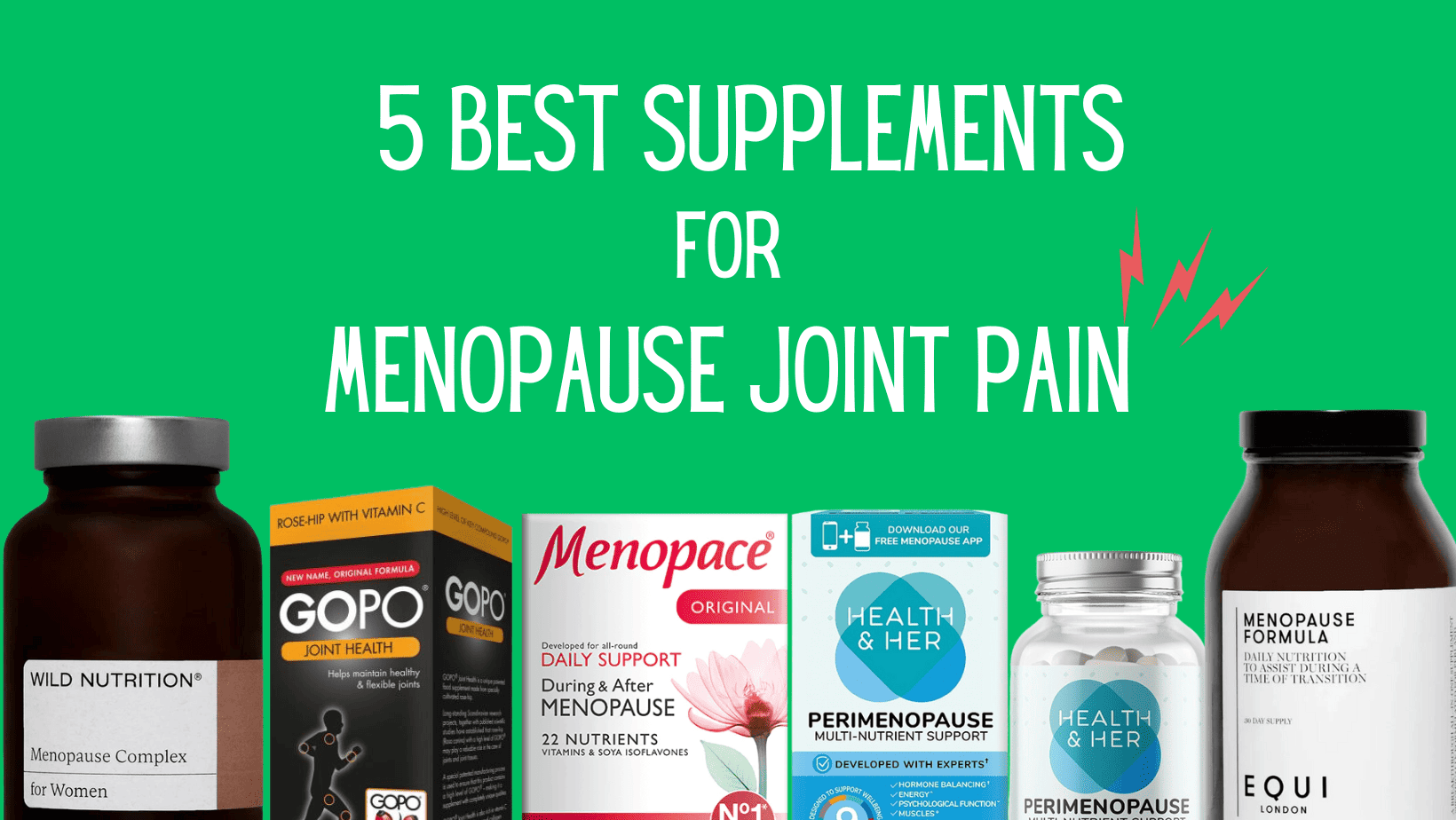 Best Supplements For Menopause Joint Pain The Top 5