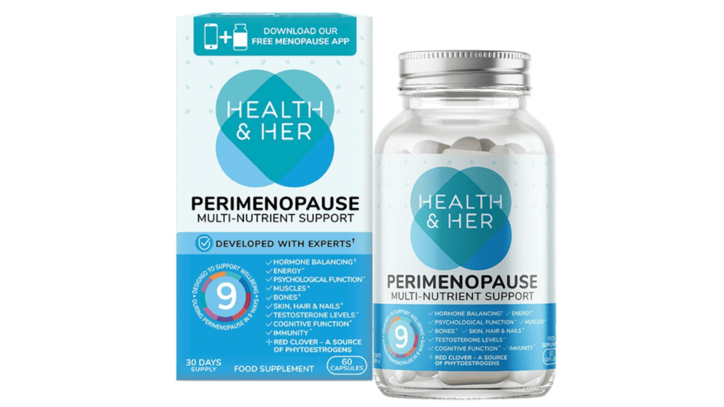 Health & Her Perimenopause Supplement best menopause supplement for joint pain