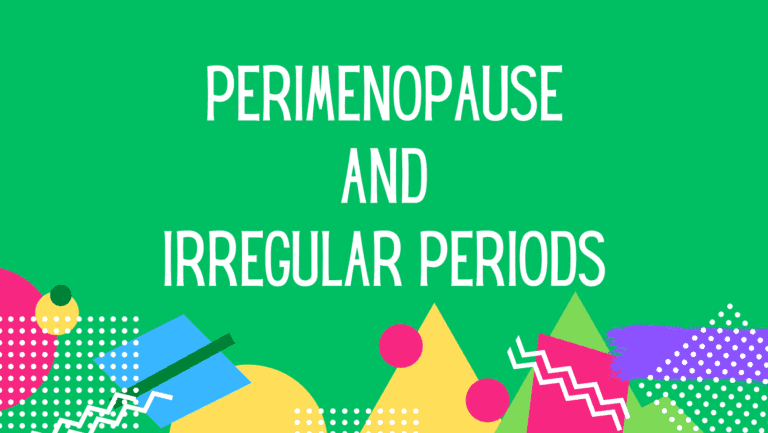 perimenopause and irregular periods