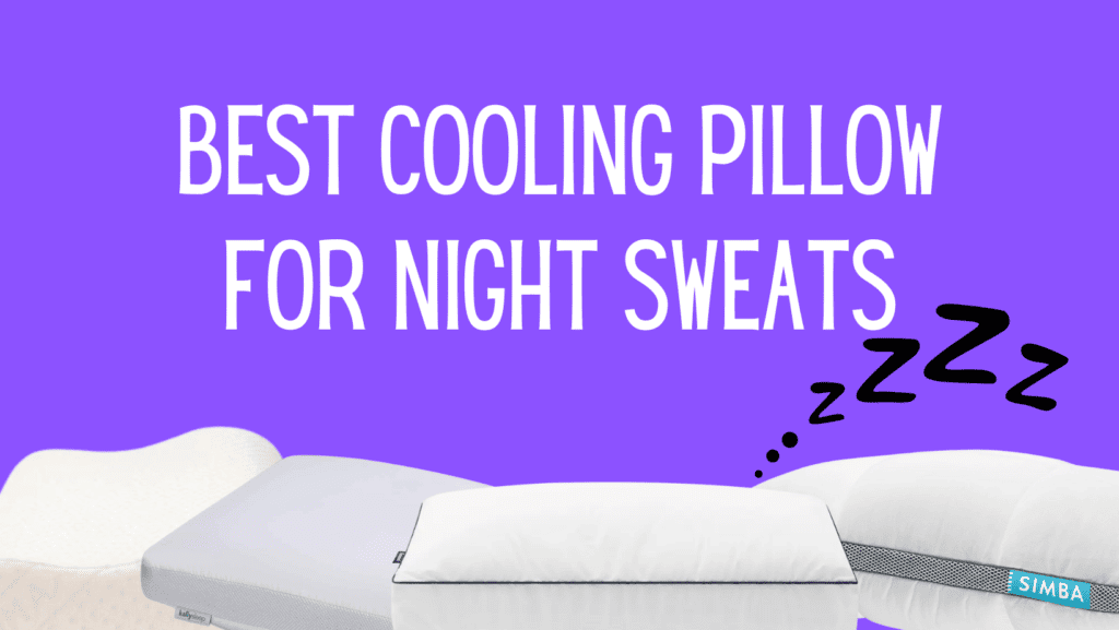 Cooling pillow for night sweats